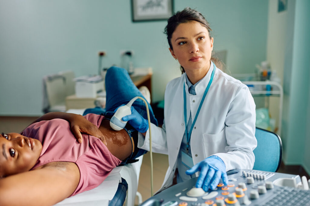 ultrasound sonogram for pregnant woman